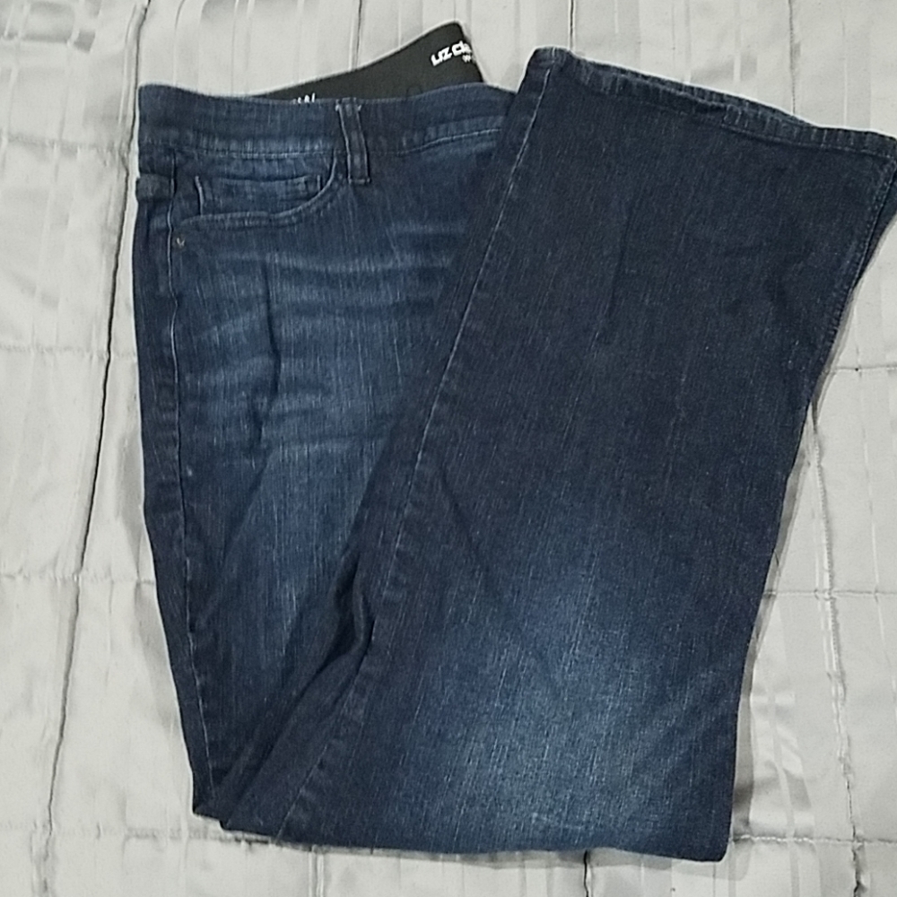 Liz Claiborne classic bootcut dark wash jeans
